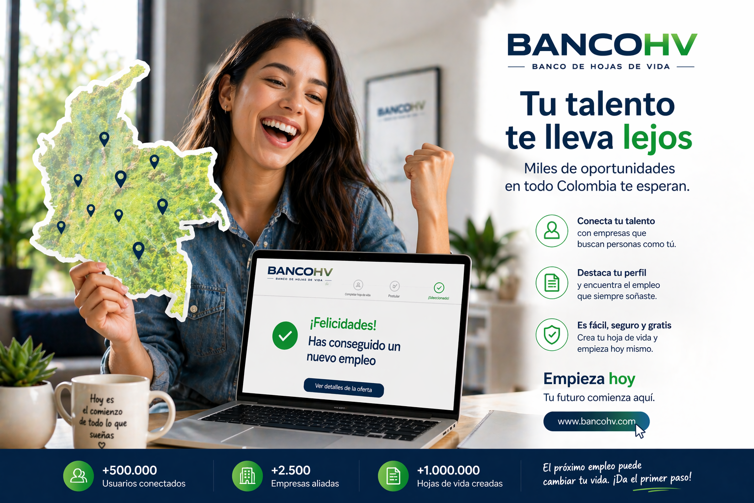Oportunidades de empleo en Colombia